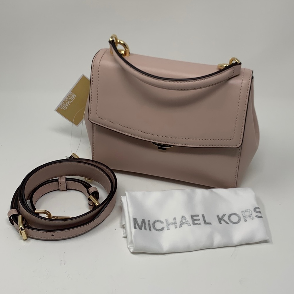 Michael Michael Kors Small Lt Pink Leather Satchel - Picture 3 of 16
